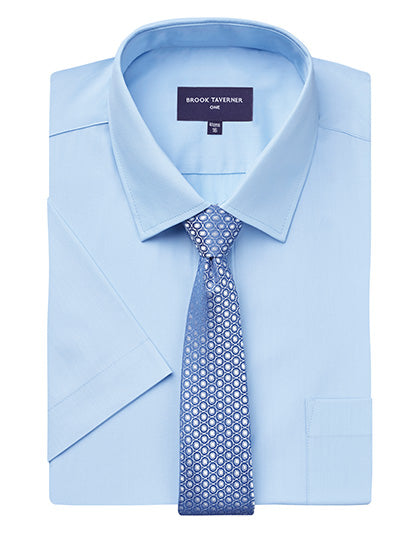 Vesta Short Sleeve Shirt in Blue, Größe 22 (55)