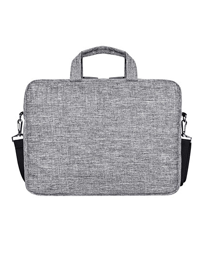 Laptop Bag - San Francisco in Grey Melange, Größe 40 x 30 x 5 cm