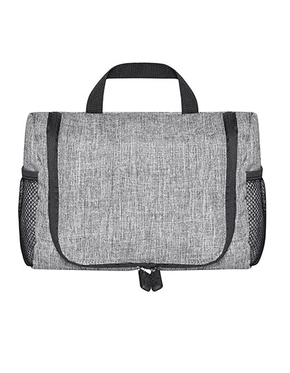Wash Bag - Hawaii in Grey Melange, Größe 27 x 12 x 19,5 cm