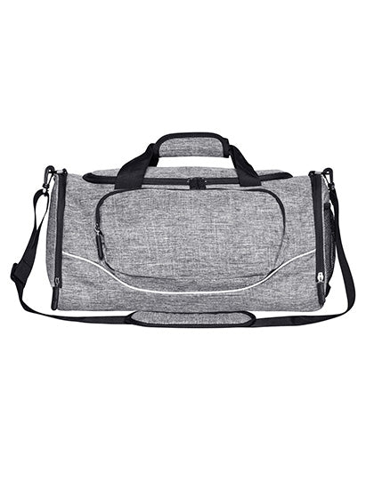 Allround Sports Bag - Boston in Grey Melange, Größe 50 x 25 x 25 cm