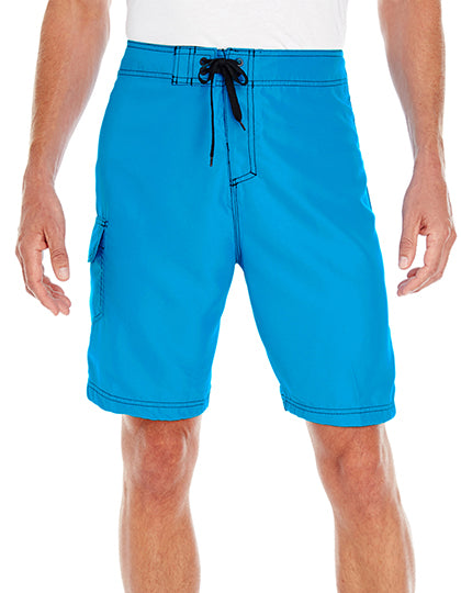 Solid Board Short in Neon Blue, Größe 40