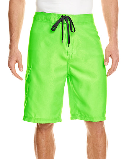 Solid Board Short in Neon Green, Größe 40