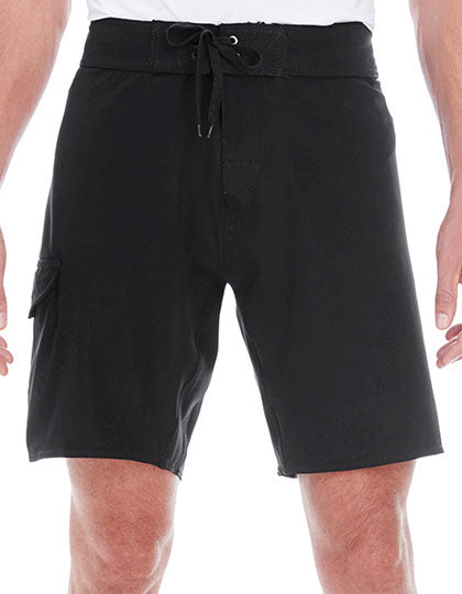 Stretch Board Shorts in Black, Größe 40
