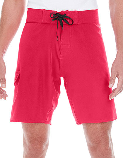 Stretch Board Shorts in Red, Größe 40