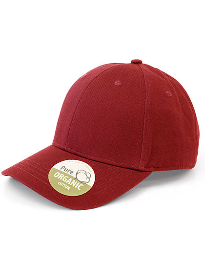 Organic Cotton Cap in Red, Größe One Size