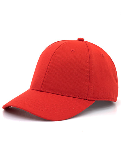 6-Panel Cap Recycled in Red, Größe One Size