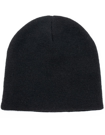 POLYLANA® Basic Beanie in Black, Größe One Size