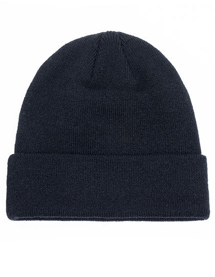 POLYLANA® Cuff Beanie in Navy, Größe One Size