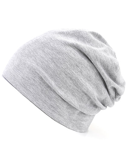 Organic Cotton 24/7 Beanie in Heather Light Grey, Größe One Size