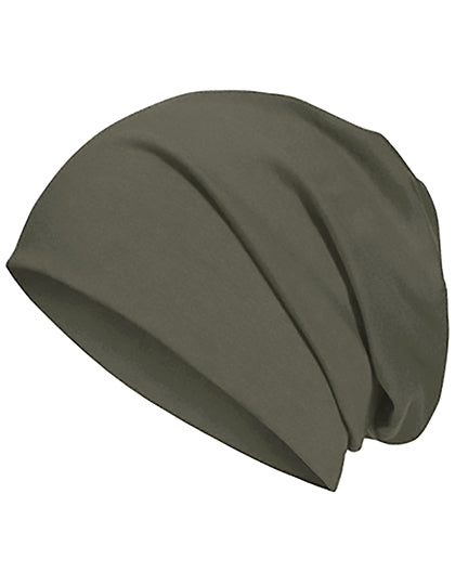 Organic Cotton 24/7 Beanie in Olive, Größe One Size