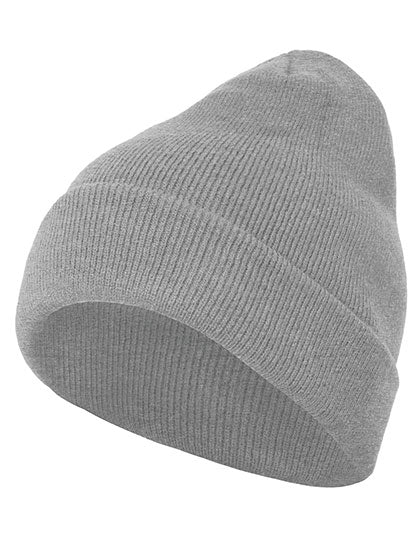 Heavy Knit Beanie in Heather Grey, Größe One Size
