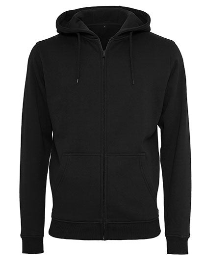 Heavy Zip Hoody in Black, Größe 5XL