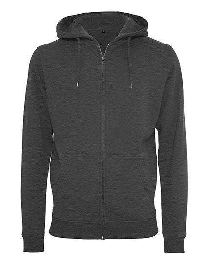 Heavy Zip Hoody in Charcoal (Heather), Größe 5XL