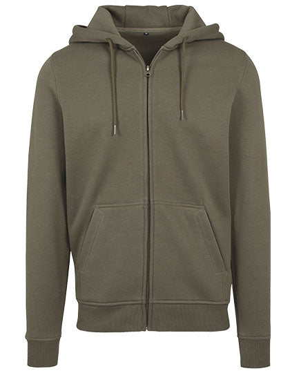 Heavy Zip Hoody in Olive, Größe 5XL