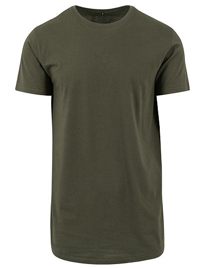 Shaped Long Tee in Olive, Größe 5XL