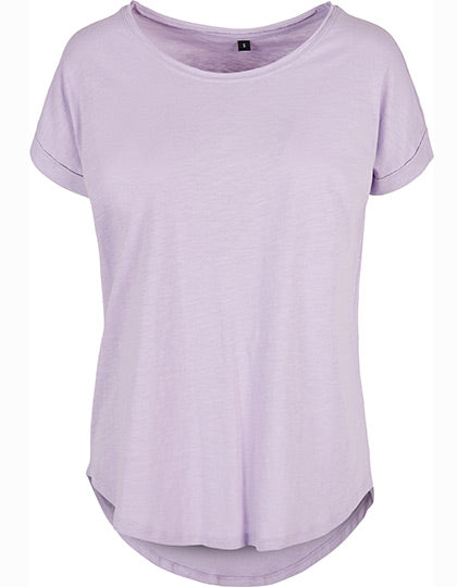 Ladies´ Long Slub Tee in Lilac, Größe 5XL