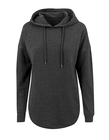 Ladies´ Oversized Hoody in Charcoal (Heather), Größe XL