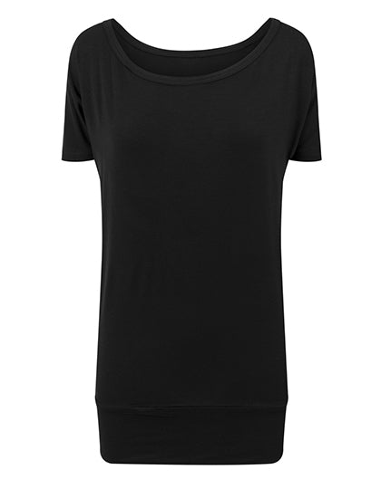 Ladies´ Viscose Tee in Black, Größe XXL