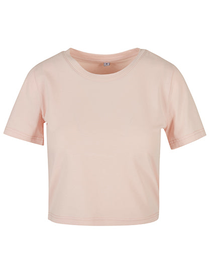 Ladies´ Cropped Tee in Pink, Größe 5XL