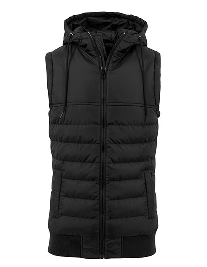Bubble Vest in Black, Größe XXL