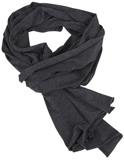 Jersey Scarf in Charcoal (Heather), Größe One Size