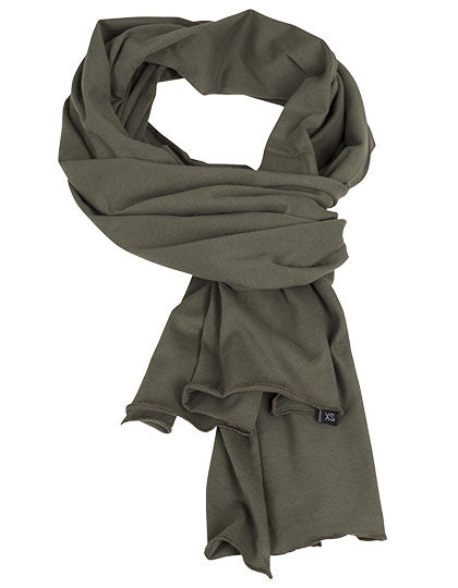 Jersey Scarf in Olive, Größe One Size