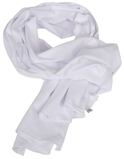 Jersey Scarf in White, Größe One Size