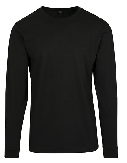 Long Sleeve Tee With Cuffrib in Black, Größe XS