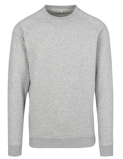 Raglan Sweat Crewneck in Heather Grey, Größe 5XL