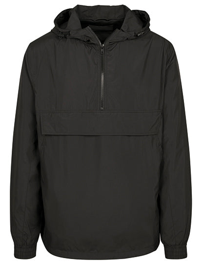 Basic Pull Over Jacket in Black, Größe 5XL