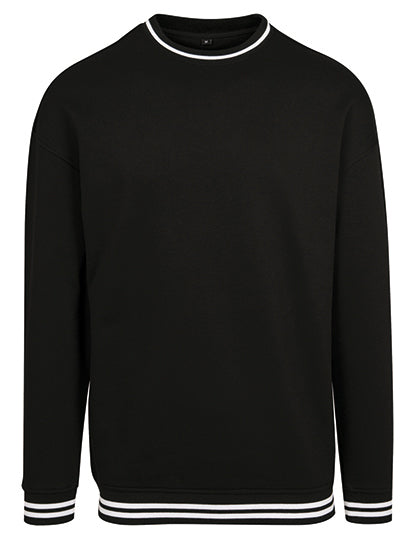 College Sweat Crew in Black, Größe 5XL