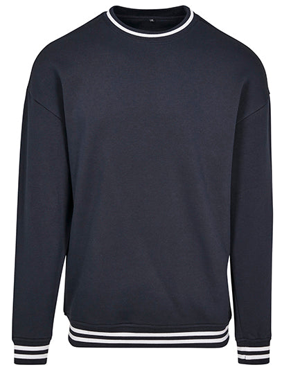 College Sweat Crew in Navy, Größe 5XL