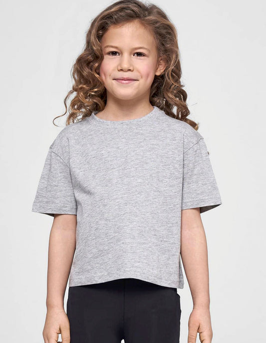 Girls Cropped Jersey Tee
