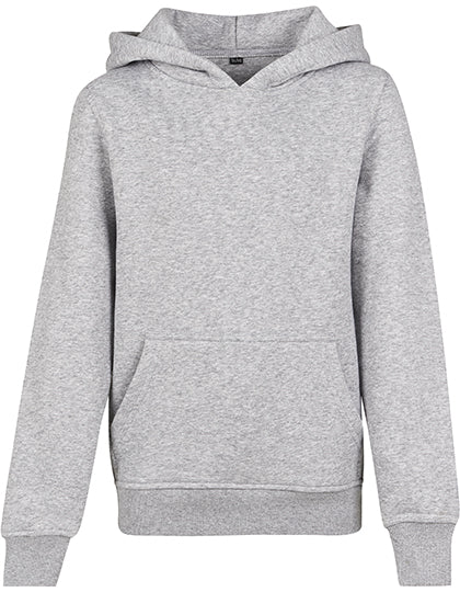 Kids´ Basic Hoody in Heather Grey, Größe 158/164