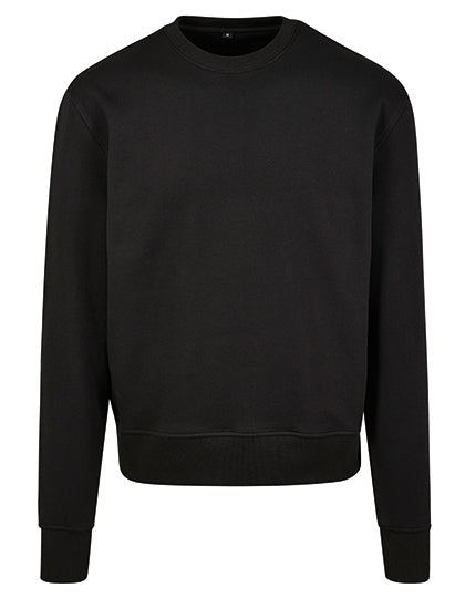 Premium Oversize Crewneck Sweatshirt in Black, Größe XXL
