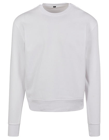Premium Oversize Crewneck Sweatshirt in White, Größe XL