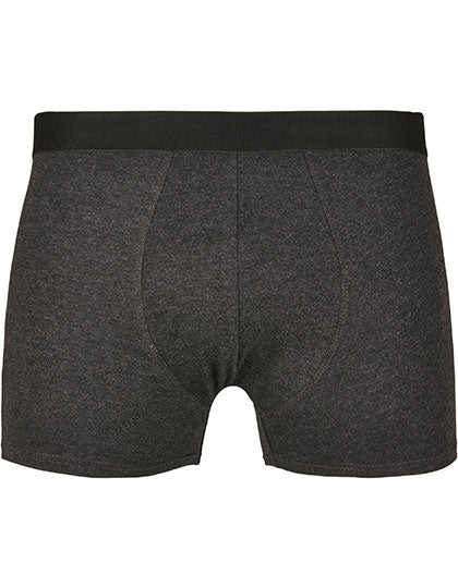 Men Boxer Shorts 2-Pack in Charcoal (Heather), Größe 5XL