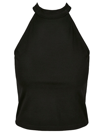 Ladies´ Turtleneck Short Top in Black, Größe 5XL