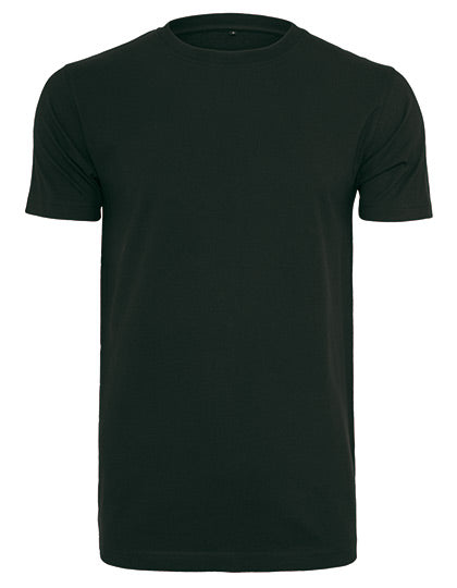 Organic T-Shirt Round Neck in Black, Größe 5XL