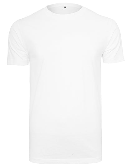 Organic T-Shirt Round Neck in White, Größe 5XL