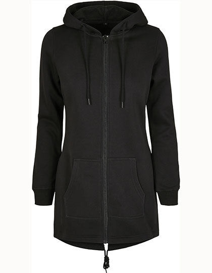 Ladies´ Sweat Parka in Black, Größe 5XL