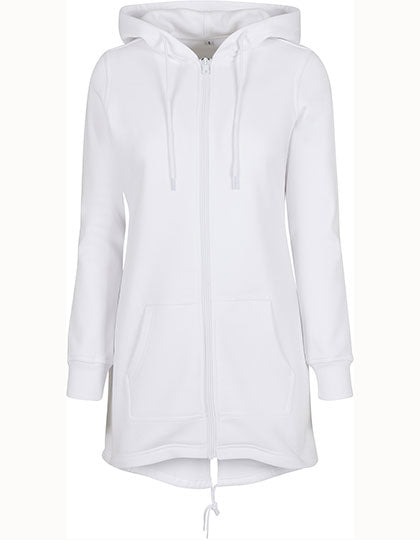 Ladies´ Sweat Parka in White, Größe 4XL