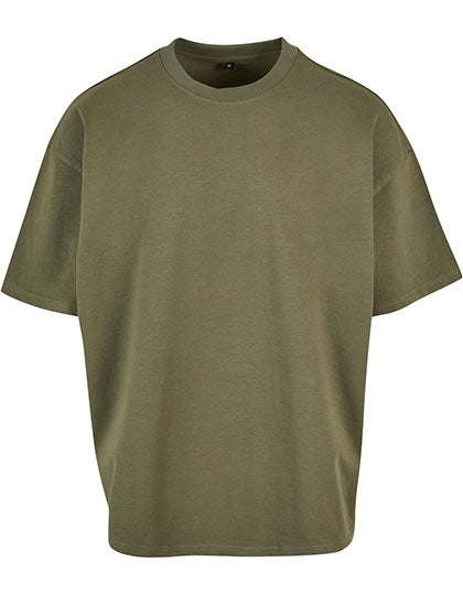 Ultra Heavy Cotton Box Tee in Olive, Größe 5XL
