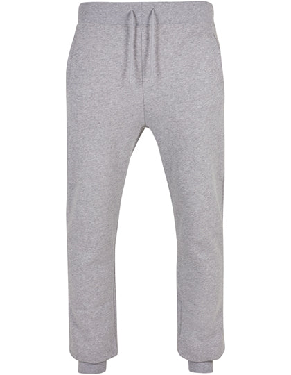 Organic Basic Sweatpants in Heather Grey, Größe 5XL
