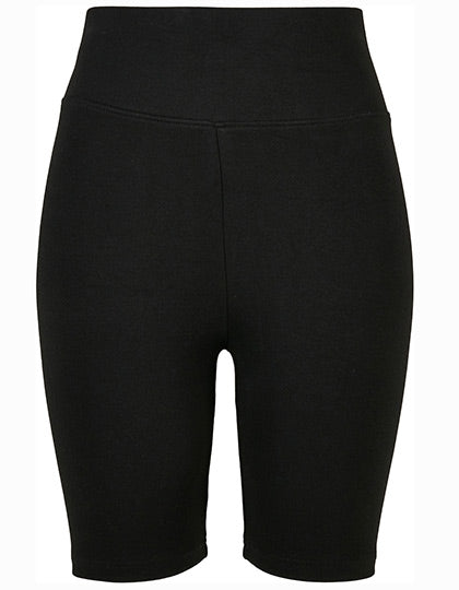Ladies´ High Waist Cycle Shorts in Black, Größe 5XL