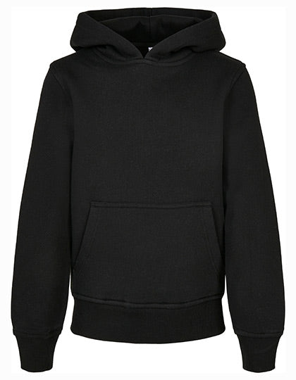 Kids´ Organic Basic Hoody in Black, Größe 158/164