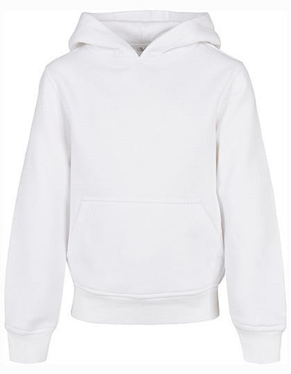 Kids´ Organic Basic Hoody in White, Größe 158/164