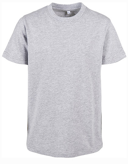Kids´ Organic Basic Tee in Heather Grey, Größe 158/164