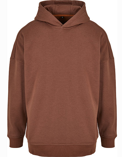 Oversized Cut On Sleeve Hoody in Bark, Größe 5XL