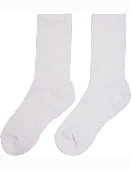 Crew Socks in White, Größe 47-50